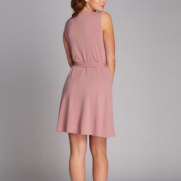 Blush Tie Front Dress - Picture 5 of 5